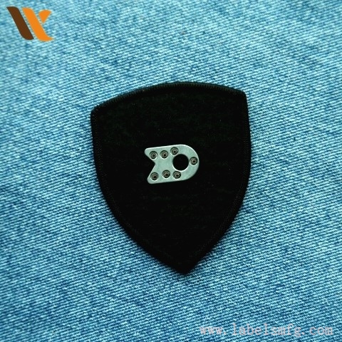 Custom Felt Patch With 3D Silicone Metal Logo