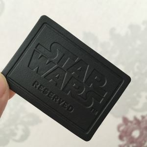 カスタム PU 合成皮革パッチをブランディング