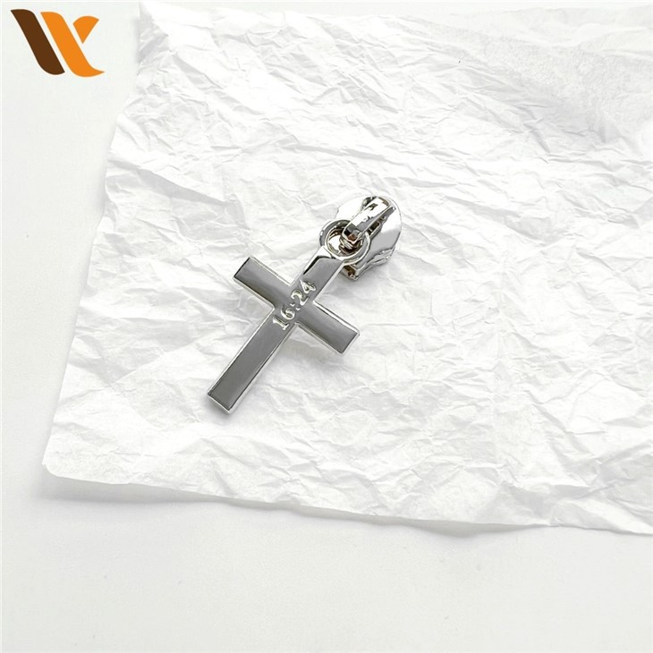 Custom Cross Shaped Zipper Puller 3